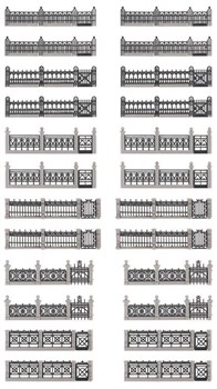 180417 Железная ограда, забор 193,6см - фото 15136