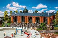 120281 Веерное депо на 3 стойла с шагом 12 ° - фото 16824