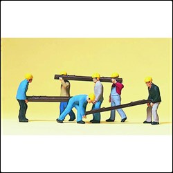 10034 Несут швеллер - фото 5268