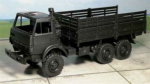 RUSAM-KAMAZ-4310-20-800 Грузовой автомобиль КамАЗ 4310 высокий борт (чёрный), 1:87, 1979, СССР